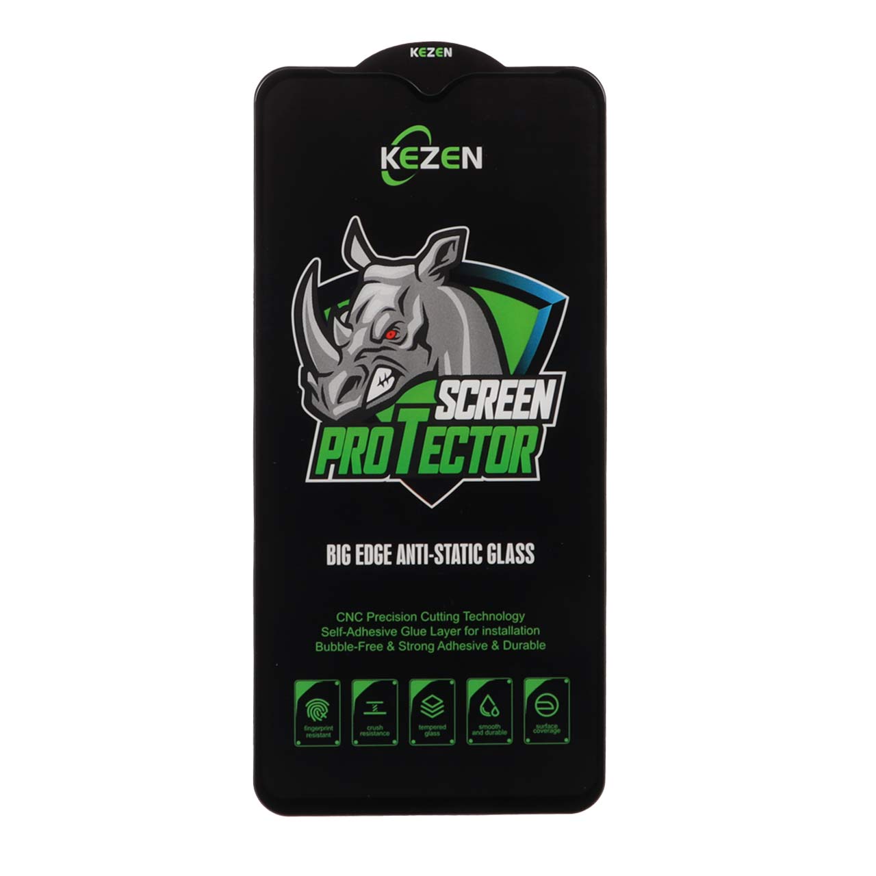 محافظ صفحه نمایش شیشه ای Full Cover Kezen Anti Static Big Edge مدل Samsung Galaxy A10 / A10s / M10 / M20 / M01s